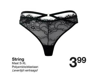Zeeman String aanbieding
