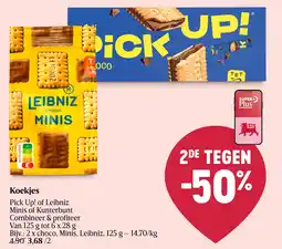 Delhaize Koekjes Pick Up! of Leibniz Minis of Kunterbunt aanbieding