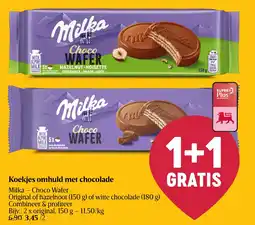 Delhaize Milka Koekjes Omhuld met Chocolade aanbieding