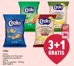 Delhaize Chips Croky aanbieding