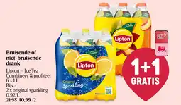 Delhaize Bruisende of niet-bruisende drank Lipton – Ice Tea aanbieding