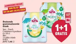 Delhaize Bruisende gearomatiseerde drank Spa – Touch aanbieding