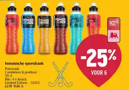 Delhaize Isotonische sportdrank Powerade aanbieding