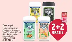 Delhaize Douchegel le petit marseillais aanbieding
