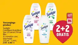 Delhaize Verzorgings-product Sunlight aanbieding
