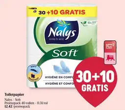 Delhaize Toiletpapier Nalys - Soft aanbieding