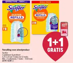 Delhaize Swiffer Navulling voor Afstofproduct aanbieding