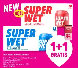 Delhaize Super Wet Natuurlijk Mineraalwater aanbieding