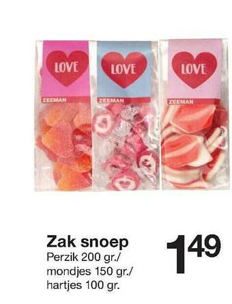 Zeeman Zak Snoep aanbieding
