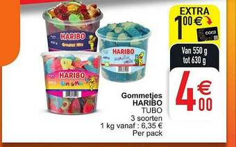 Cora Gommetjes Haribo aanbieding