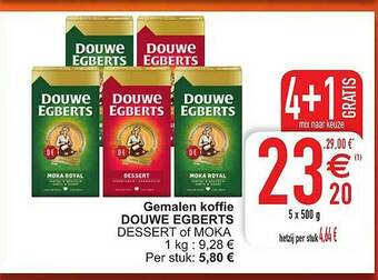 Cora Gemalen Koffie Douwe Egberts aanbieding