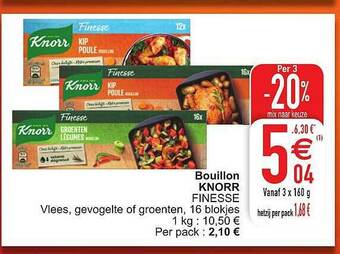 Cora Bouillon Knorr aanbieding