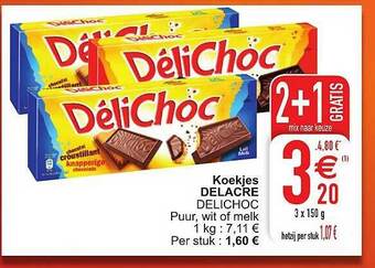 Cora Koekjes Delacre aanbieding