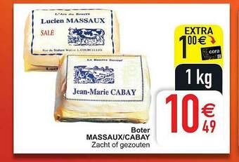 Cora Boter Massaux Cabay aanbieding