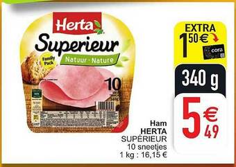 Cora Ham Herta Supérieur aanbieding