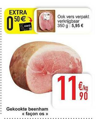 Cora Gekookte Beenham aanbieding