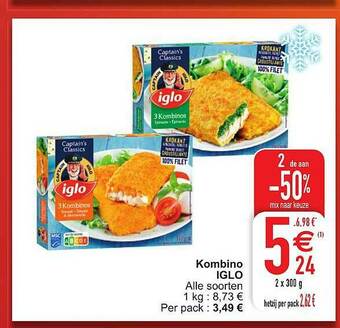 Cora Kombino Iglo aanbieding