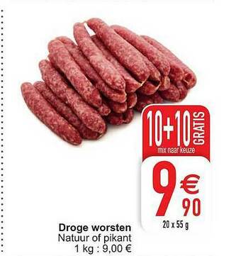 Cora Droge Worsten aanbieding