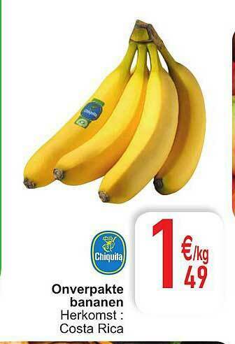 Cora Onverpakte Bananen aanbieding