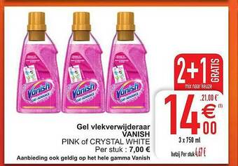 Cora Gel Vlekverwijderaar Vanish aanbieding