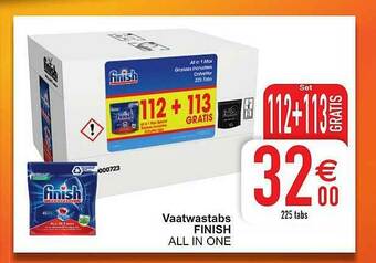 Cora Vaatwastabs Finish All In One aanbieding