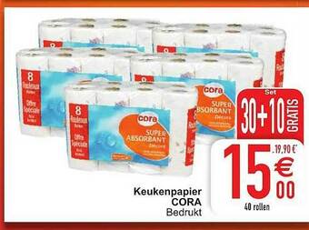 Cora Keukenpapier aanbieding