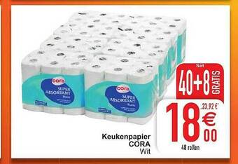 Cora Keukenpapier aanbieding