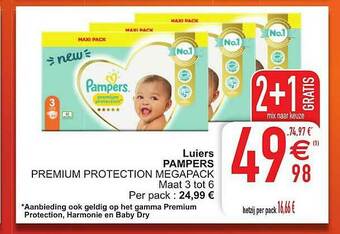 Cora Luiers Pampers aanbieding