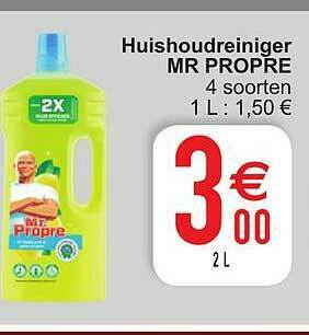 Cora Huishoudreiniger Mr Propre aanbieding
