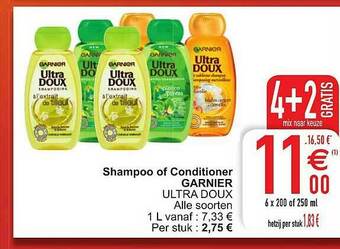 Cora Shampoo Of Conditioner Garnier aanbieding