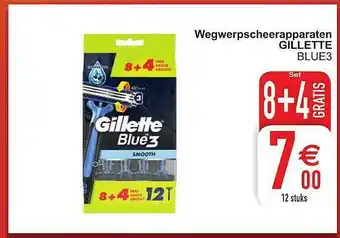 Cora Wegwerpscheerapparaten Gillette aanbieding