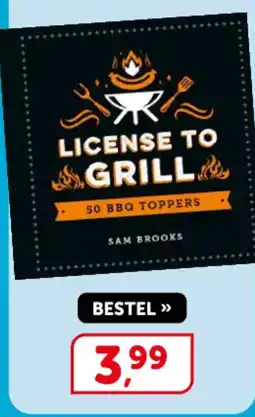Boekenvoordeel license to grill aanbieding
