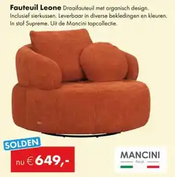 Woonsquare Fauteuil Leone aanbieding