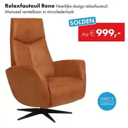 Woonsquare Relaxfauteuil Reno aanbieding