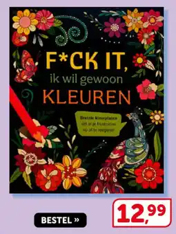 Boekenvoordeel F*ck it, ik wil gewoon kleuren aanbieding