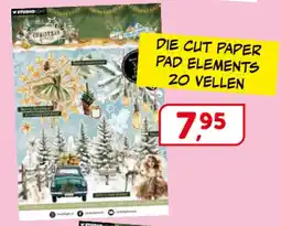 Boekenvoordeel Die cut paper pad elements aanbieding