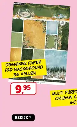 Boekenvoordeel designer paper pad background aanbieding