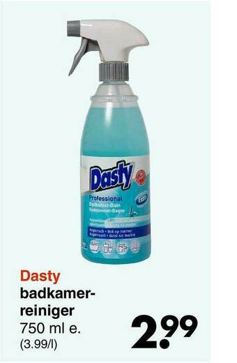 Wibra Dasty Badkamerreiniger aanbieding