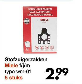 Stofzuigerzakken Miele