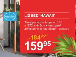 HandyHome Ligbed 'hawaii' aanbieding
