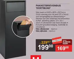 HandyHome Pakketbrievenbus 'Dortmund' aanbieding