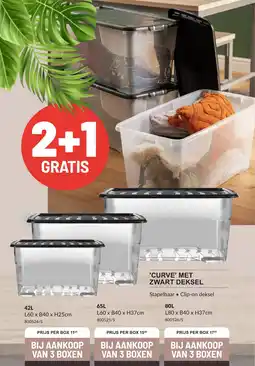 HandyHome Curve met zwart deksel aanbieding