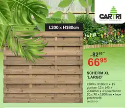 HandyHome Scherm xl 'largo' aanbieding