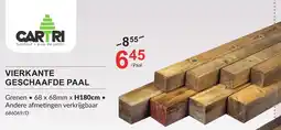 HandyHome Vierkante Geschaafde Paal aanbieding