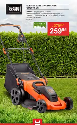 HandyHome Elektrische grasmaaier lm2000-qs aanbieding