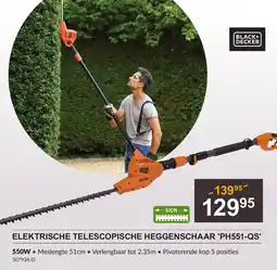 HandyHome Elektrische telescopische heggenschaar 'ph551-qs' aanbieding