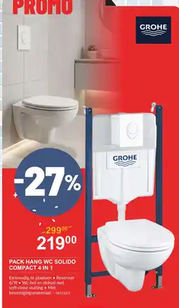 HandyHome Pack hang wc solido compact 4 in 1 aanbieding