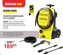 HandyHome Karcher hogedrukreiniger k4 classic aanbieding