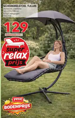 Yess Schommelstoel Tulum aanbieding