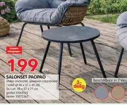 Yess Salonset paopao aanbieding